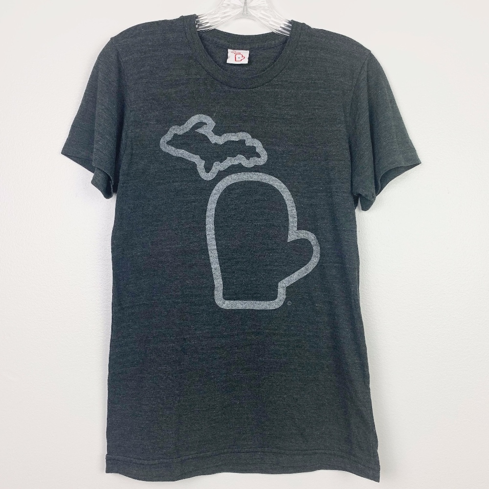 The Mitten State Womens Michigan Black Small D13